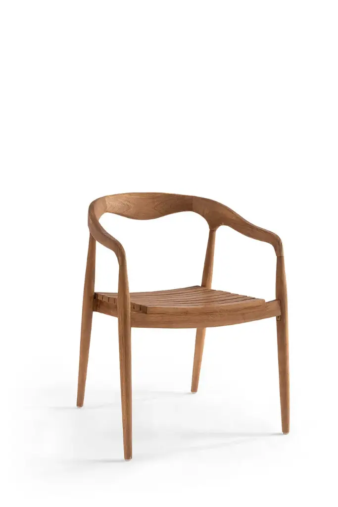 [AGSCWI] STACKING CHAIR WISHBONE FULL TEAK