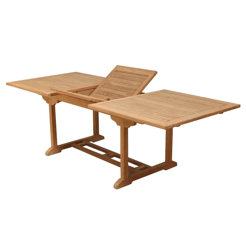 [NGETR180] RECTANGULAR EXTENSION TABLE 100X180/240 CM
