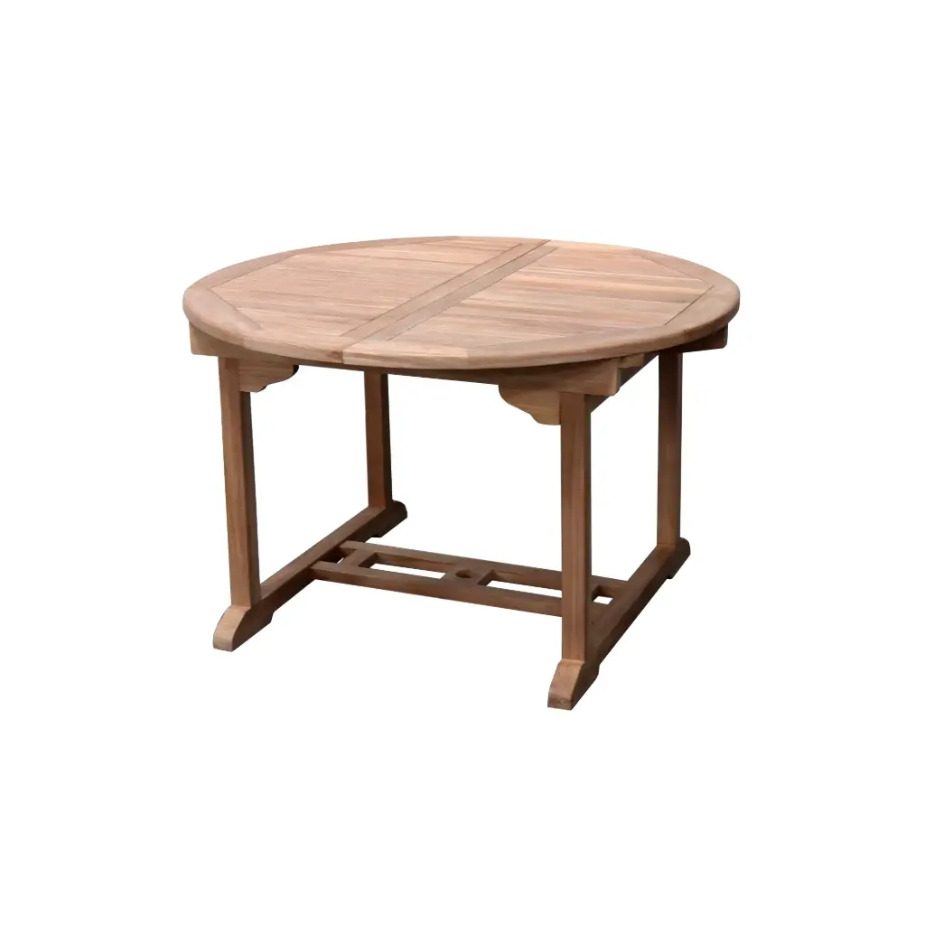 [AGET120RO] ROUND EXTENSION TABLE - TOP 4CM 120X120/180 CM