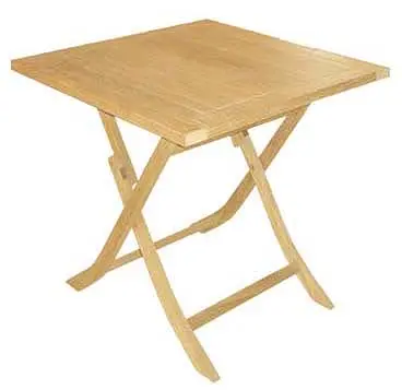 [AGFT90SQ] SQUARE FOLDING TABLE 90X90 CM