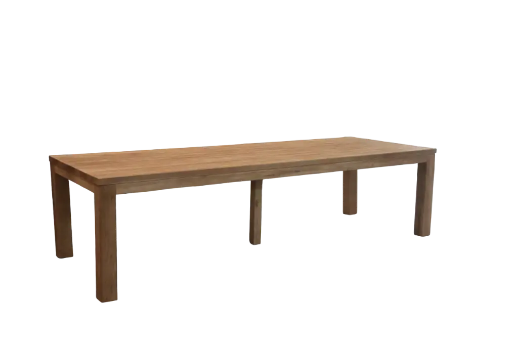 [AGTFLOM300] LOMBOK TABLE - RECYCLED TEAK - TOP 4 CM 300 CM