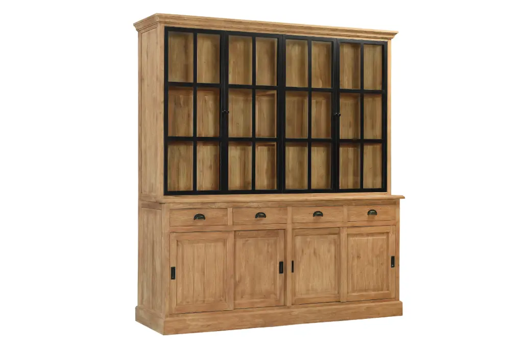 [IR132A] CABINET IRON + LED LIGHT 208 CM