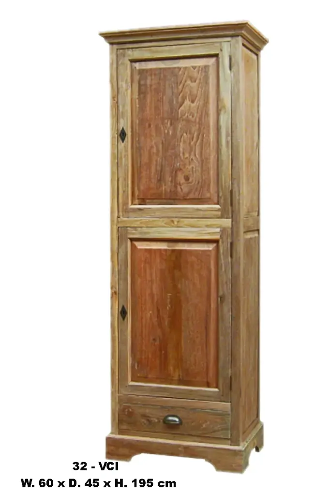 [BLO-CA32] CABINET 2 DOORS + 1 DRAWER 68 CM