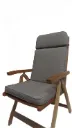 Cushion Recliner Chair Light Grey OC36LG