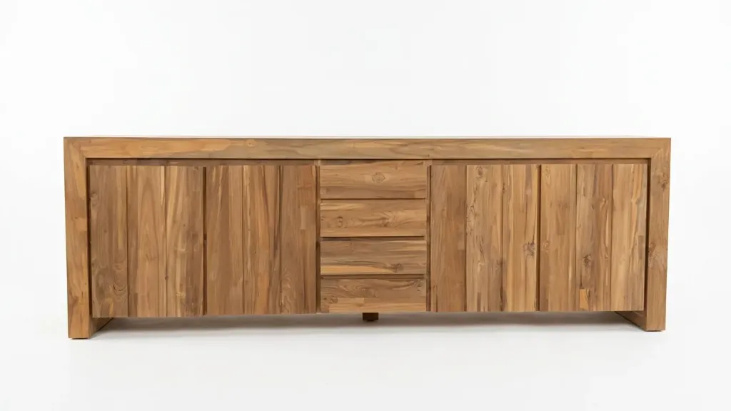 DRESSOIR 4 SWING DOORS 4 DRAWERS