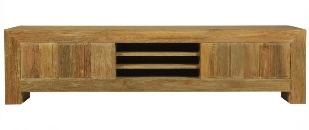 [JAK303TV] TV CHEST 2 SWING DOORS 1 OPEN SPACE